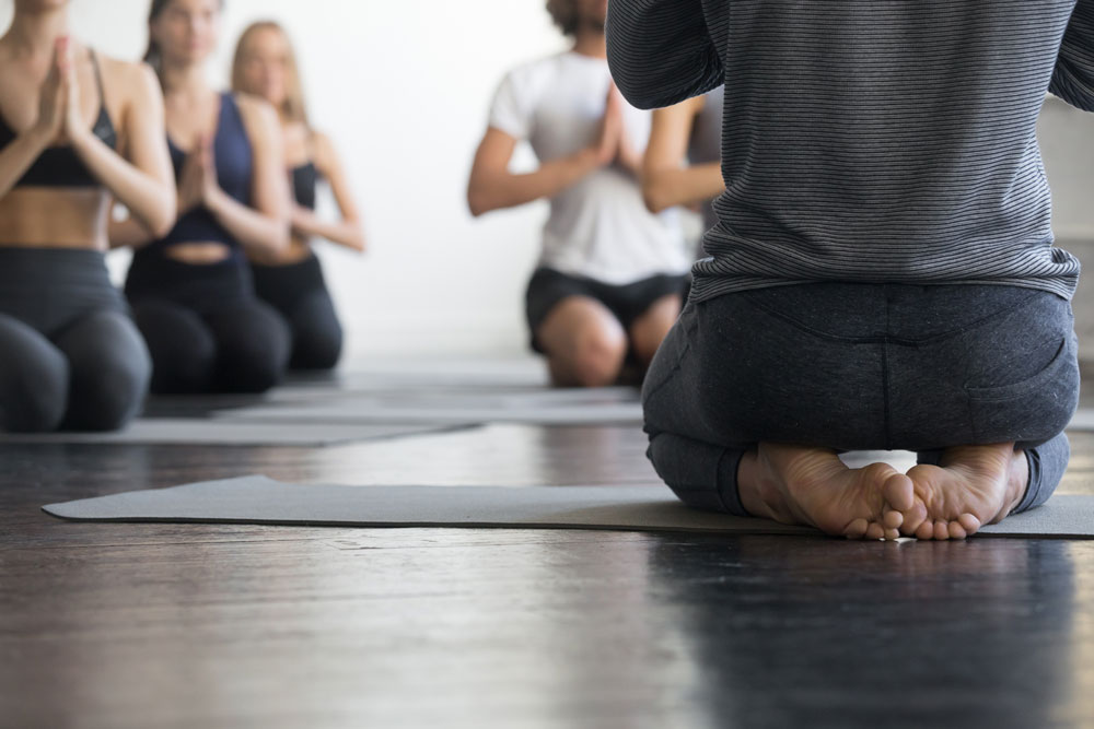 yoga den seated posture